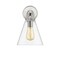 Z-Lite Harper 1 Light Wall Sconce, Brushed Nickel & Clear 806-1S-BN - alternate 5